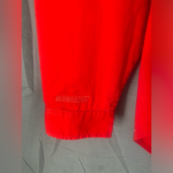 VTG NASCAR Chase Authentics Dale Earnhardt Red button front shirt NWT 1996 - Picture 4 of 7